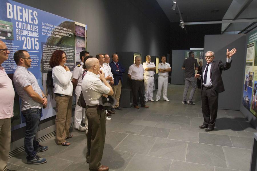 Tras laexposición de las monedas, el museo acoge por primera vez una treintena de piezas del pecio, recuperadas y restauradas, que se podrán visitar hasta el 13 de enero