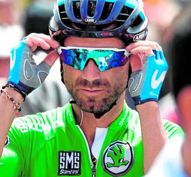 Alejandro Valverde, durante la presente Vuelta a España. 