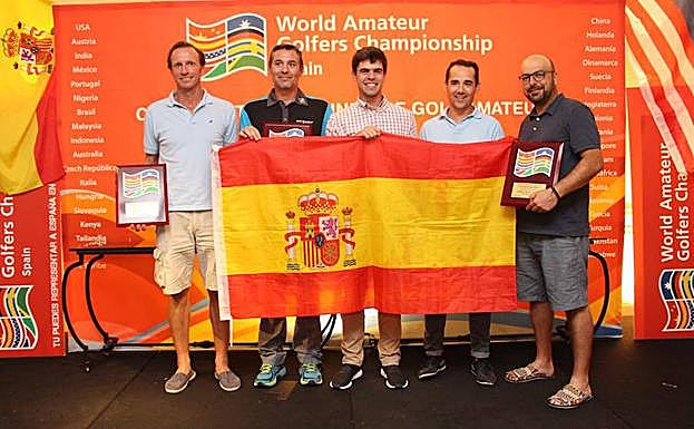 El equipo ganador de la final disputada en La Manga.