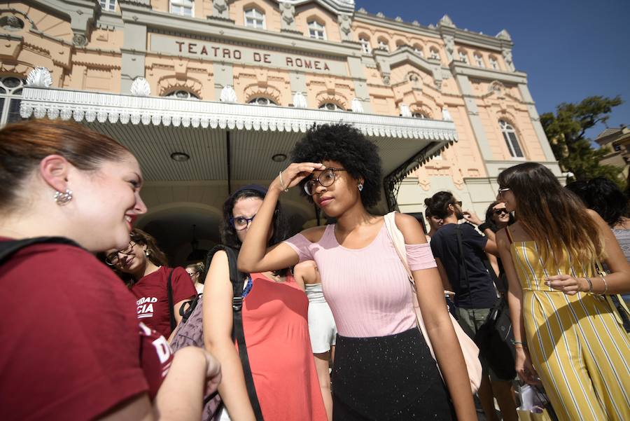 El Teatro Romea ha sido el escenario del acto, al que ha asistido el rector, José Luján, y el alcalde de Murcia, José Ballesta