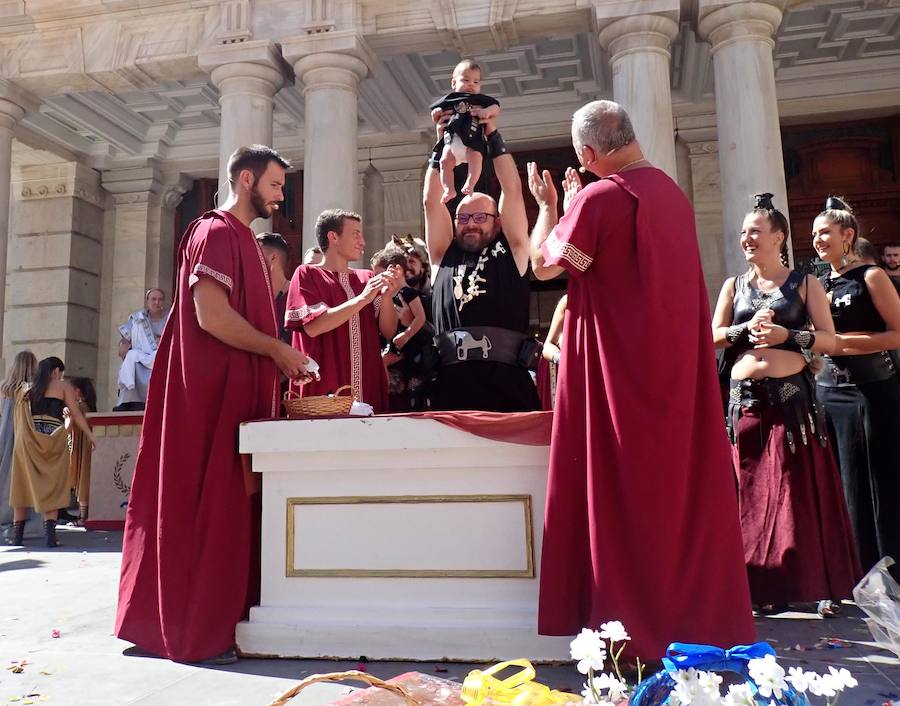 Cerca de sesenta familias pertenecientes a legiones romanas y tropas carthaginesas participaron en la ceremonia
