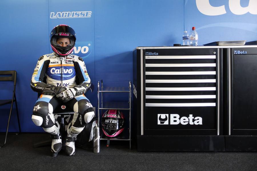 Dos años después de su debut en el Campeonato de España, la ceheginera vivió uno de los momentos más dulces de su breve trayecoria: su debut en Moto3, en el Gran Premio de Catar, de la mano de una de las KTM oficiales del Team Calvo, dirgido por Pablo Nieto. Además, el 13 de octubre de 2013, Ana Carrasco se convirtió en la primera española que consigue puntuar en un mundial de motociclismo tras quedar decimoquinta en el Gran Premio de Malasia.