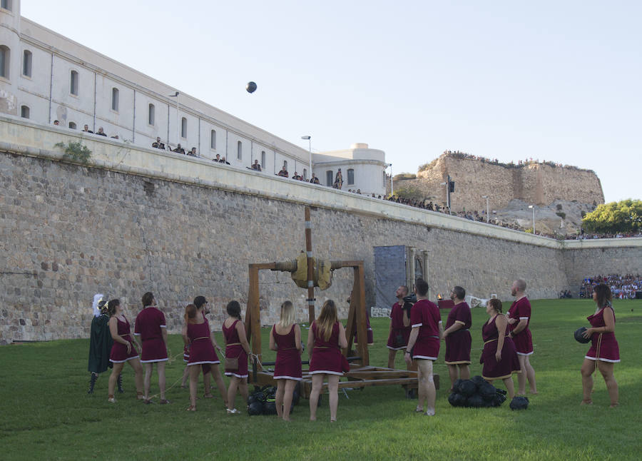 La representación volvió a ser uno de los puntos álgidos de las fiestas de Carthagineses y Romanos