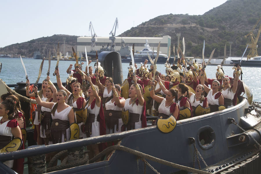 La representación volvió a ser uno de los puntos álgidos de las fiestas de Carthagineses y Romanos