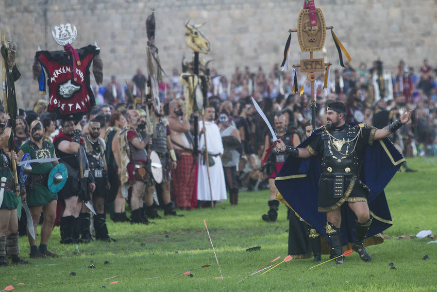 La representación volvió a ser uno de los puntos álgidos de las fiestas de Carthagineses y Romanos