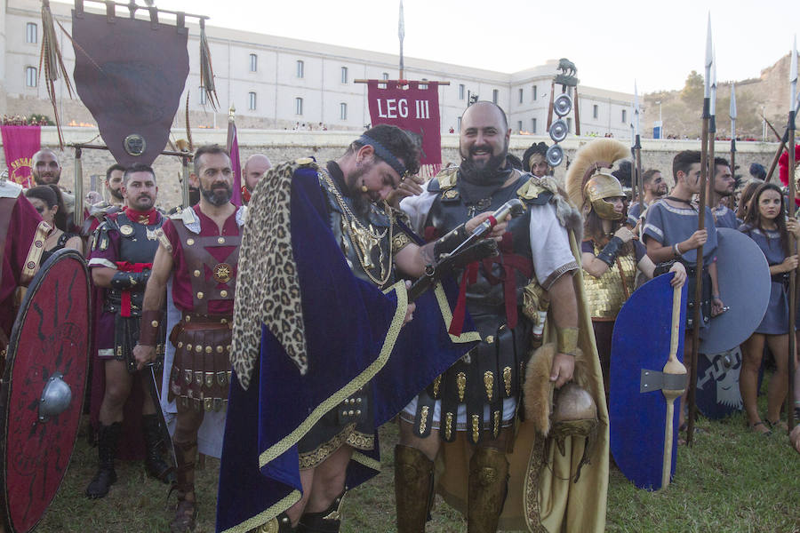 La representación volvió a ser uno de los puntos álgidos de las fiestas de Carthagineses y Romanos
