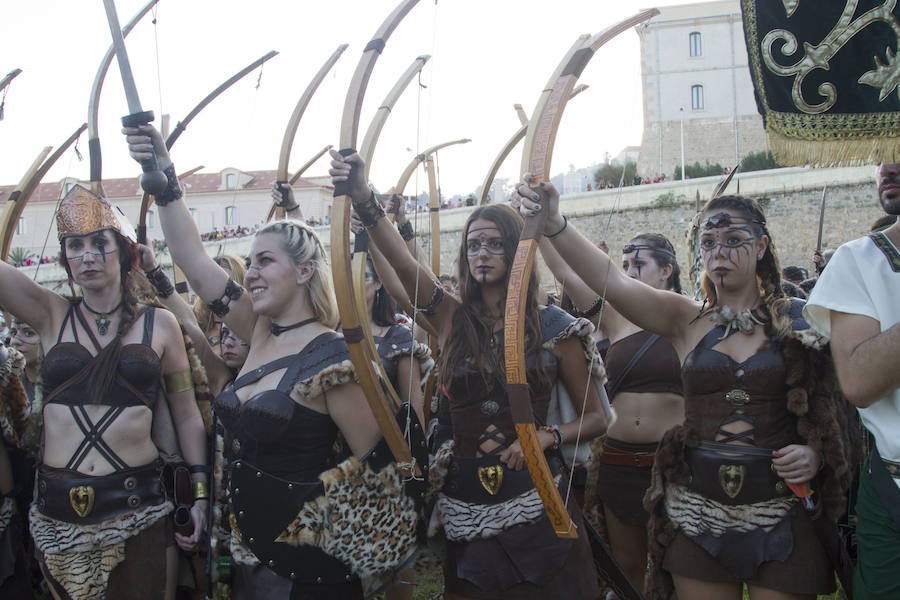 La representación volvió a ser uno de los puntos álgidos de las fiestas de Carthagineses y Romanos