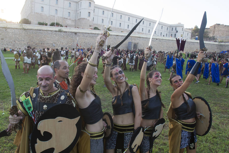 La representación volvió a ser uno de los puntos álgidos de las fiestas de Carthagineses y Romanos