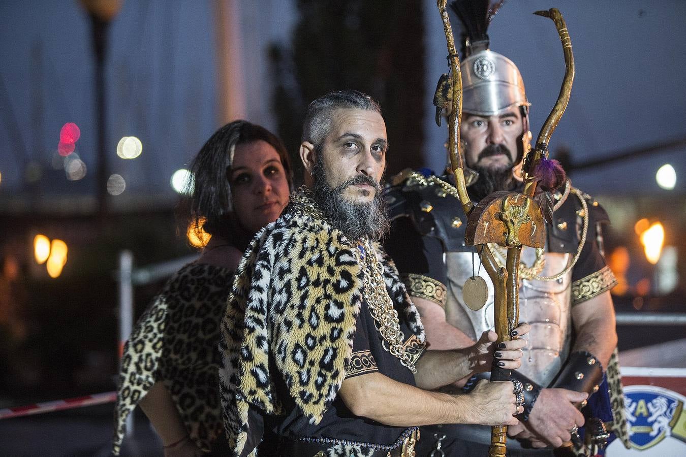 La representación de la alianza carthaginesa contra Roma mete a Cartagena en sus días más intensos de fiestas