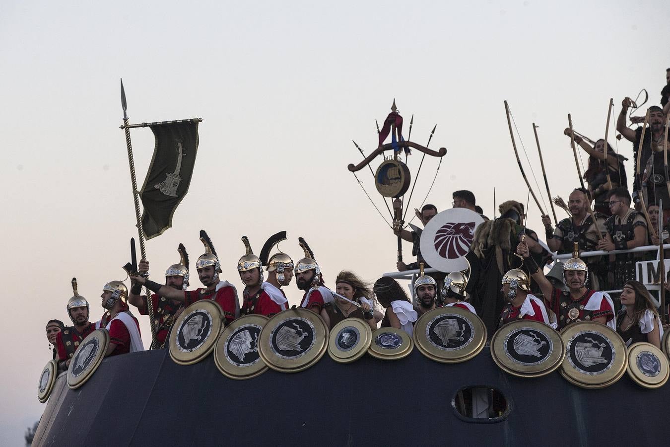 La representación de la alianza carthaginesa contra Roma mete a Cartagena en sus días más intensos de fiestas