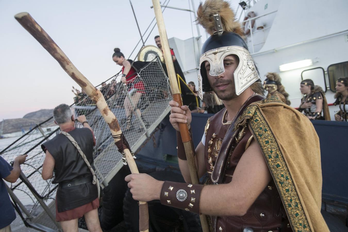 La representación de la alianza carthaginesa contra Roma mete a Cartagena en sus días más intensos de fiestas