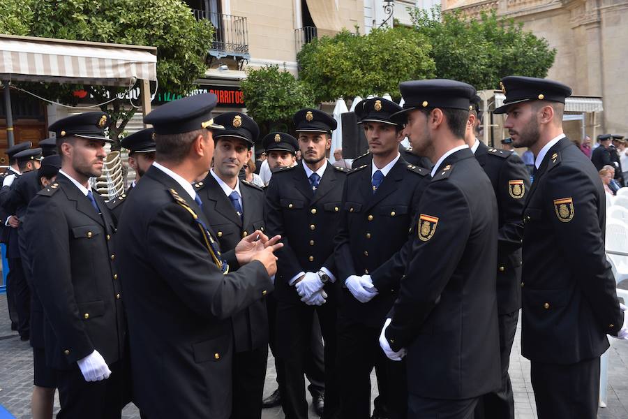 La Policía celebra su día en la plaza de Cardenal Belluga de Murcia