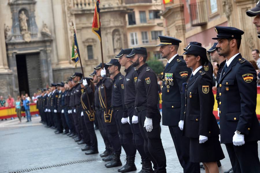 La Policía celebra su día en la plaza de Cardenal Belluga de Murcia