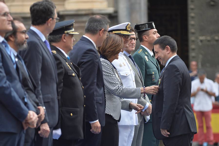 La Policía celebra su día en la plaza de Cardenal Belluga de Murcia