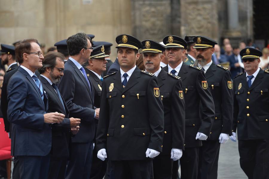 La Policía celebra su día en la plaza de Cardenal Belluga de Murcia