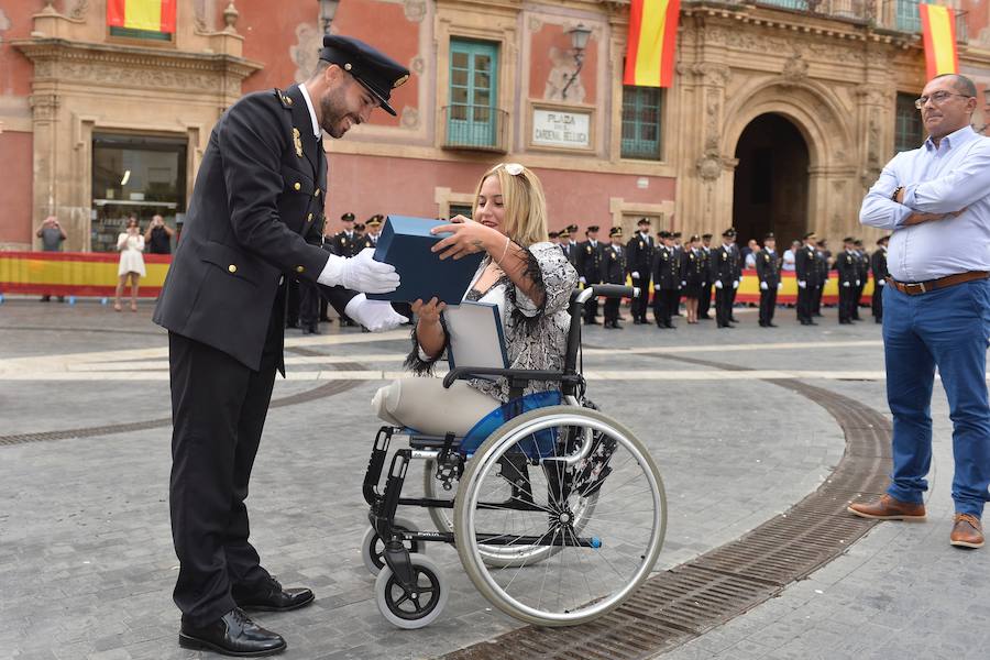 La Policía celebra su día en la plaza de Cardenal Belluga de Murcia