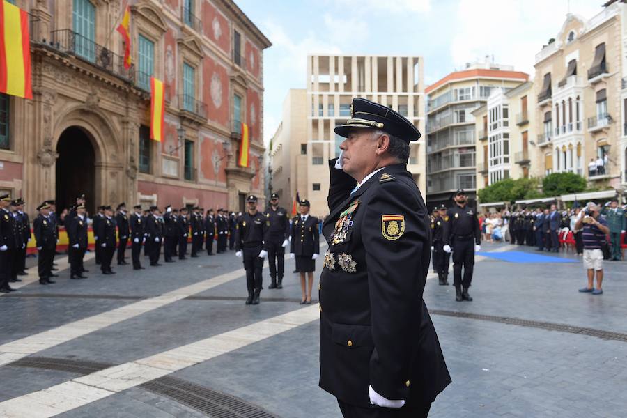 La Policía celebra su día en la plaza de Cardenal Belluga de Murcia