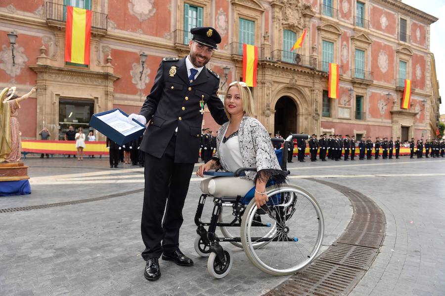 La Policía celebra su día en la plaza de Cardenal Belluga de Murcia