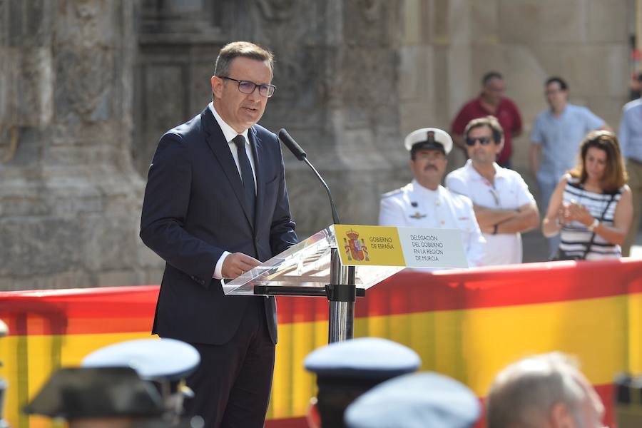 La Policía celebra su día en la plaza de Cardenal Belluga de Murcia