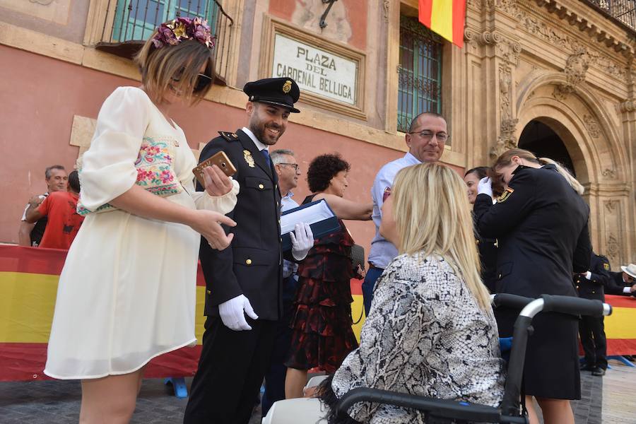 La Policía celebra su día en la plaza de Cardenal Belluga de Murcia