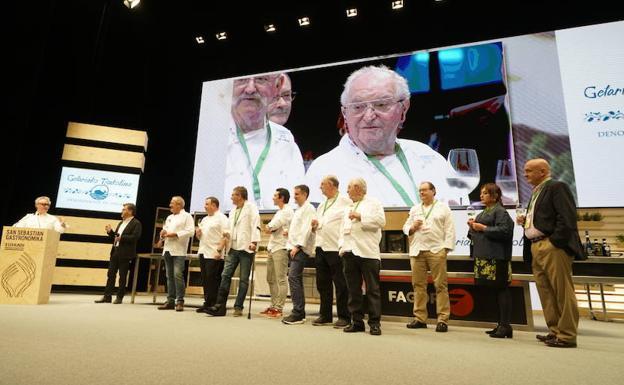 Acto inaugural de San Sebastian Gastronomika con homenaje a Juan Mari Arzak.