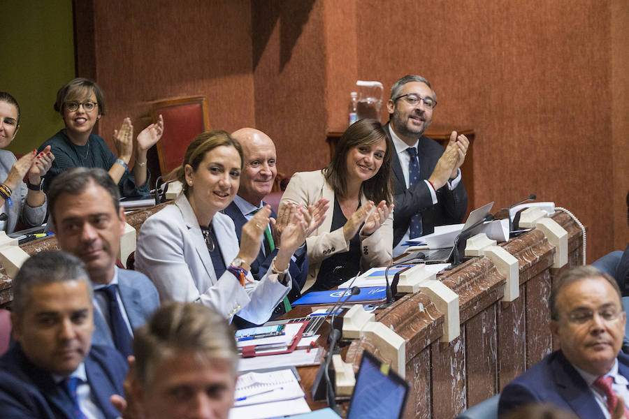 PP y Ciudadanos rechazaron este lunes en el pleno de la Asamblea Regional las enmiendas a la totalidad a la Ley de Aceleración Empresarial.