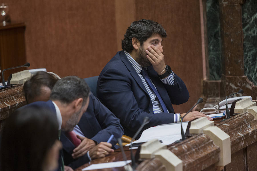 PP y Ciudadanos rechazaron este lunes en el pleno de la Asamblea Regional las enmiendas a la totalidad a la Ley de Aceleración Empresarial.