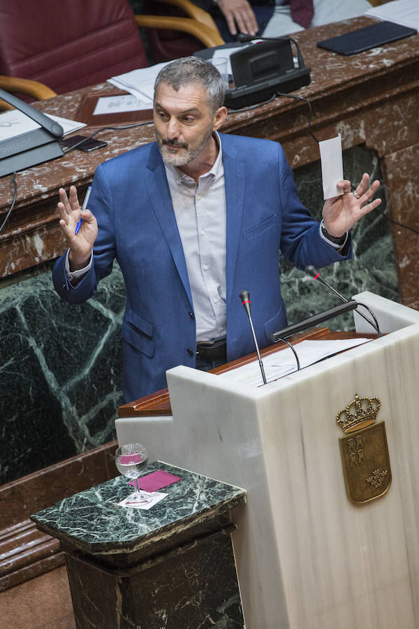 PP y Ciudadanos rechazaron este lunes en el pleno de la Asamblea Regional las enmiendas a la totalidad a la Ley de Aceleración Empresarial.