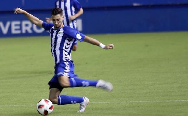 Un momento del un partido del Lorca FC. 