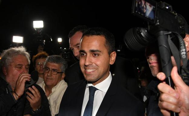 El ministro de Desarrollo Económico, Luigi Di Maio, visita este jueves Figline Valdarno, cerca de Florencia.