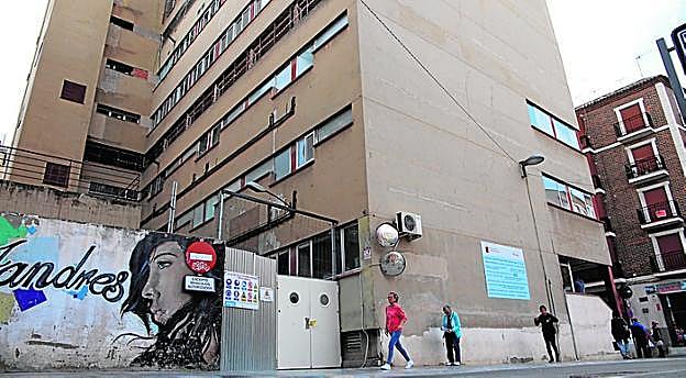 Fachada de Santa Rosa de Lima que será rehabilitada. 