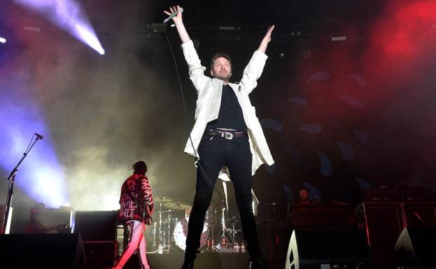 El grupo británico Kasabian, durante su concierto en la última edición del WARM UP. 