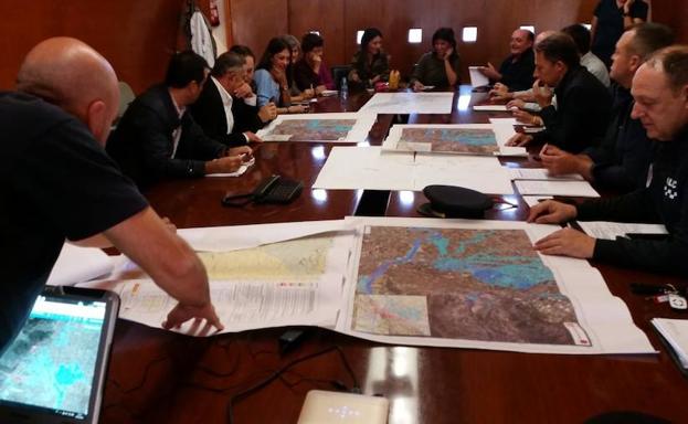 Reunión en el ayuntamiento de Lorca para coordinar el Plan Inunlor.