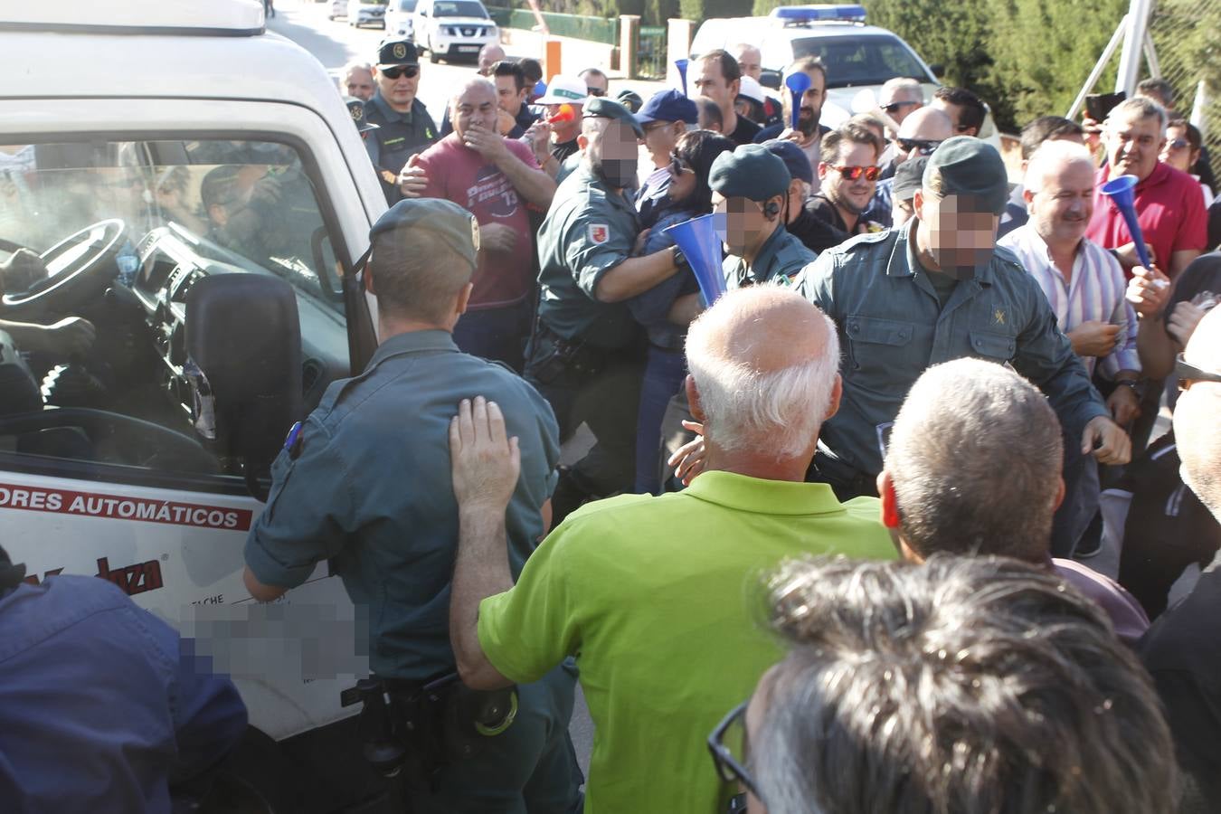 La indignación de los funcionarios de prisiones se deja sentir en Murcia con más fuerza que en ningún otro punto del país