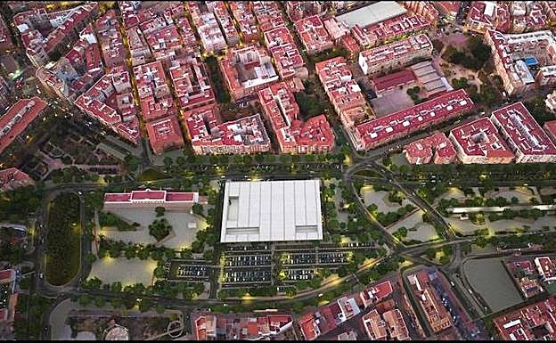 Recreación del entorno de la estación una vez construido el soterramiento