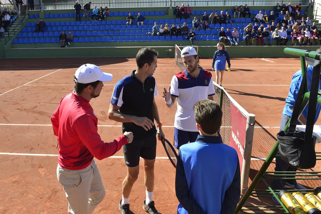 Chamartín de Madrid y Barcino de Barcelona son los otros clubes que se mediran en el otro emparejamiento tras los resultados de los partidos disputados este jueves en las instalaciones del Murcia CT