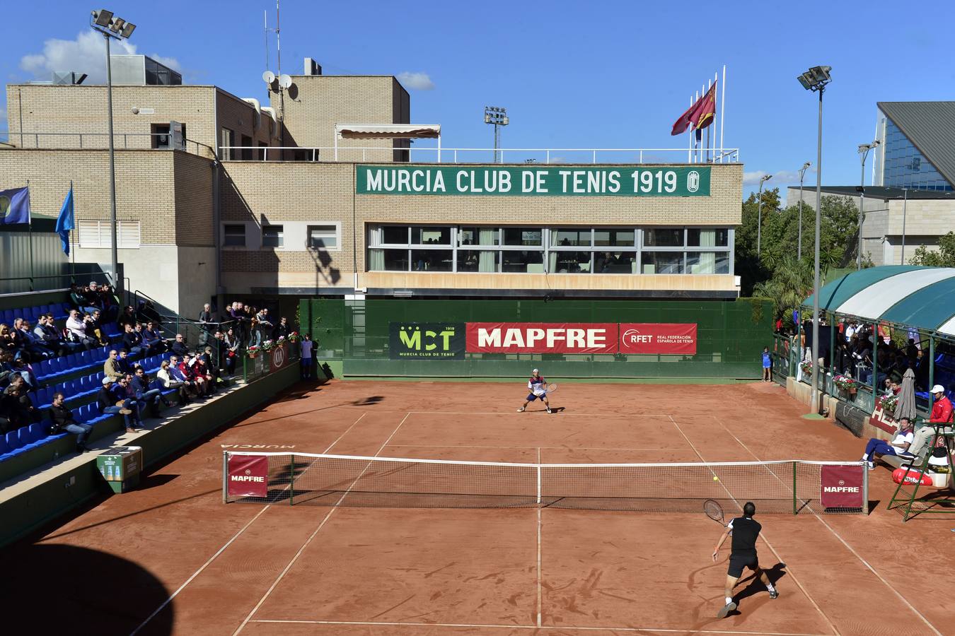 Chamartín de Madrid y Barcino de Barcelona son los otros clubes que se mediran en el otro emparejamiento tras los resultados de los partidos disputados este jueves en las instalaciones del Murcia CT