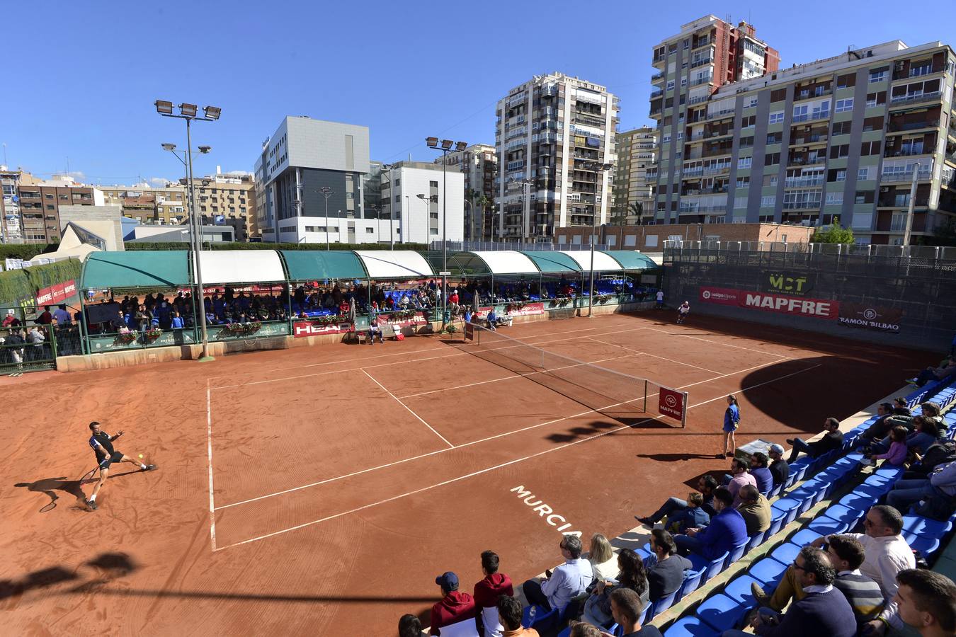 Chamartín de Madrid y Barcino de Barcelona son los otros clubes que se mediran en el otro emparejamiento tras los resultados de los partidos disputados este jueves en las instalaciones del Murcia CT