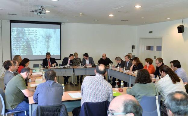 El consejero de Turismo, Cultura y Medio Ambiente, Javier Celdran, preside el Consejo Asesor Regional de Medio Ambiente, en una imagen de archivo.