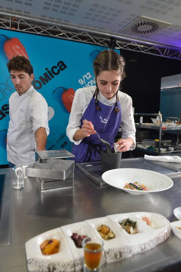 Pablo González cerró la segunda jornada de Murcia Gastronómica con las innovaciones de Cabaña Buenavista con los salazones. 