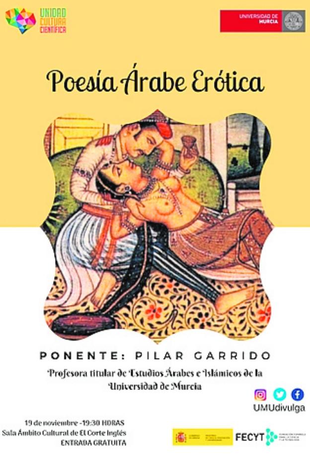 Conferencia de  Pilar Garrido  sobre 'Poesía  Árabe Erótica'
