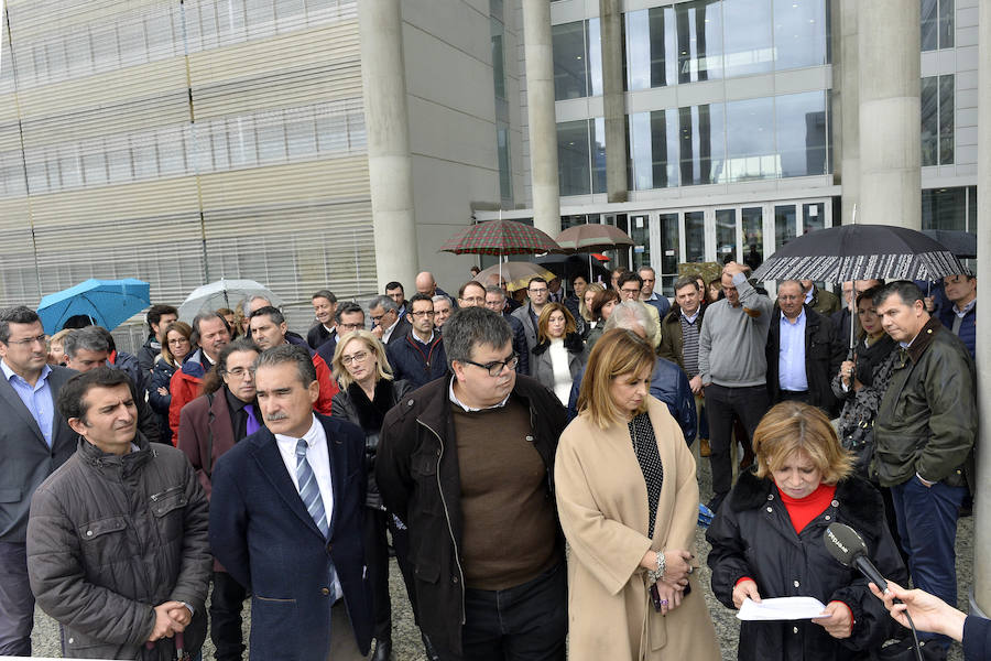 En el partido judicial de Murcia, 64 de los 65 magistrados se sumaron a la jornada de paro