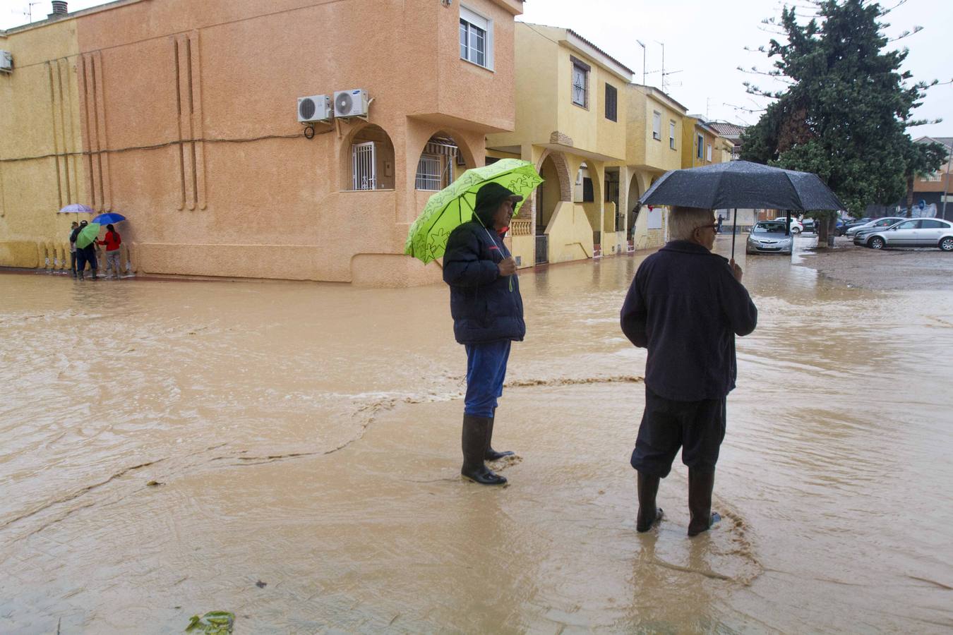 El agua ha hecho estragos en Los Alcázares