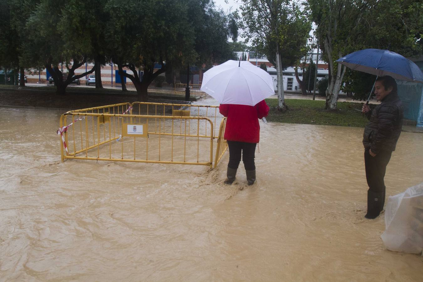 El agua ha hecho estragos en Los Alcázares