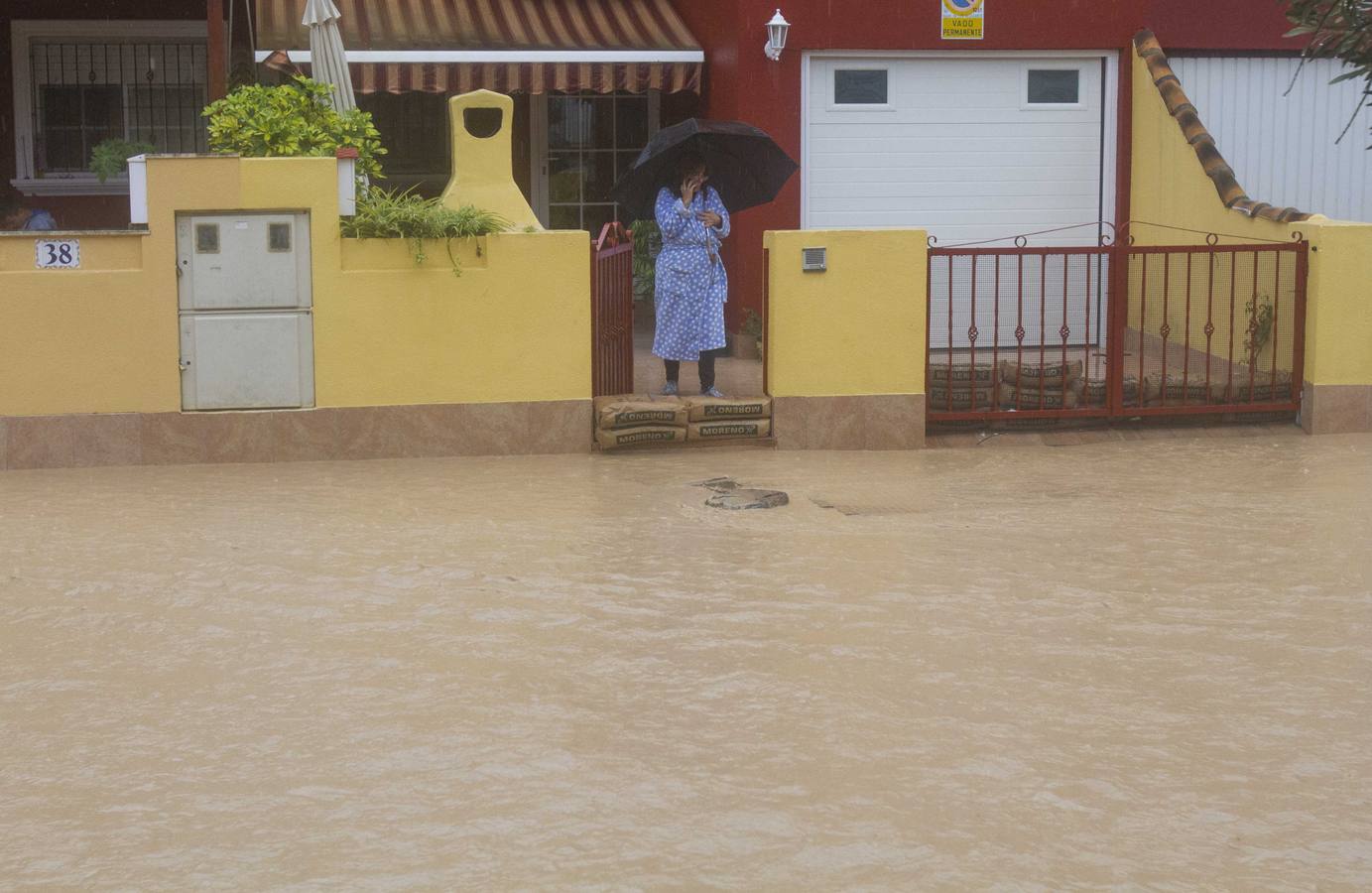 El agua ha hecho estragos en Los Alcázares