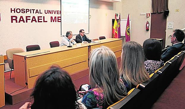 José Luis Albarracín y Miguel Costa, en la apertura. / agm