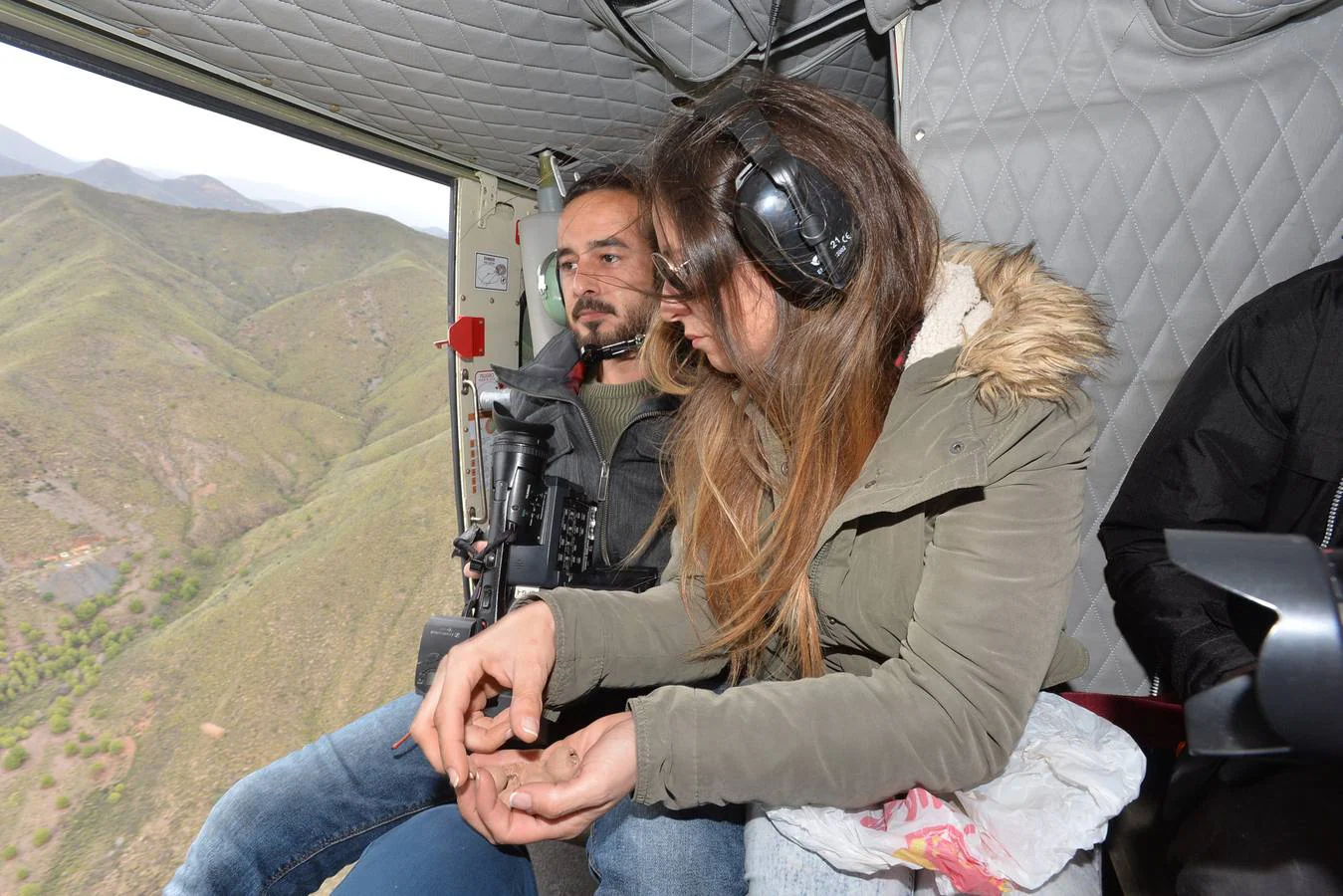 La siembra aérea en la Sierra de Pinilla, en Águilas, busca mitigar los efectos de la sequía y las distintas plagas