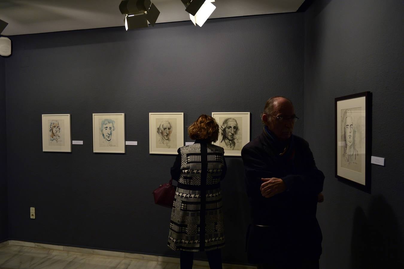 Treinta dibujos nunca expuestos hasta hoy, y que fueron realizados como un tributo íntimo a los genios que escuchaba en su estudio, forman parte de la exposición 'Molina Sánchez y la música'