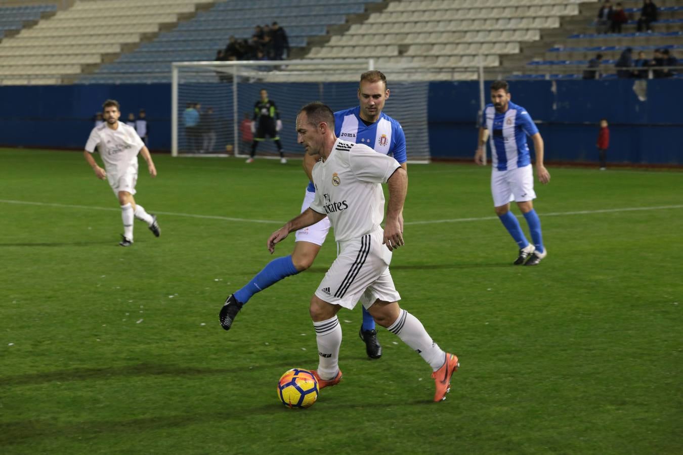 Partidazo en el Artés con motivo del Patrón de Lorca entre las leyendas del Lorca que entrenó Unai Emery y las del Real Madrid