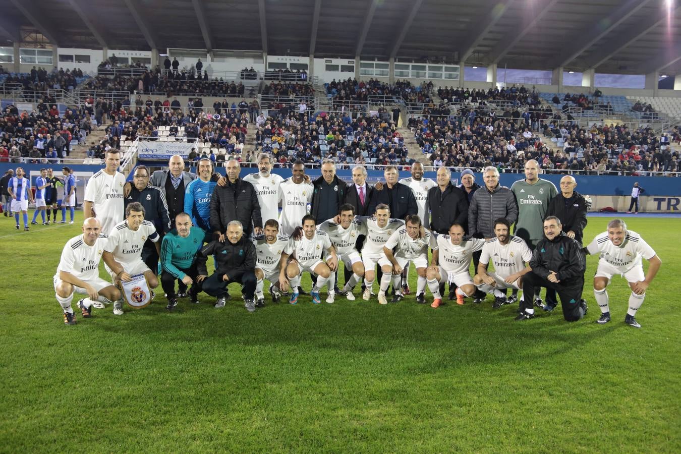 Partidazo en el Artés con motivo del Patrón de Lorca entre las leyendas del Lorca que entrenó Unai Emery y las del Real Madrid